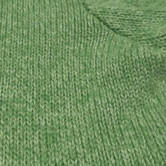 L.L. Bean Women's Green Knit Cotton Button Front Cardigan Size M - Picture 10 of 10